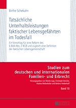 Télécharger le livre :  Tatsaechliche Unterhaltsleistungen faktischer Lebensgefaehrten im Todesfall