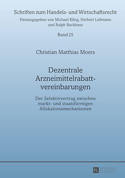 Télécharger le livre :  Dezentrale Arzneimittelrabattvereinbarungen