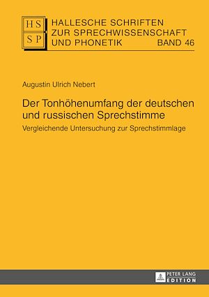 Téléchargez le livre :  Der Tonhoehenumfang der deutschen und russischen Sprechstimme