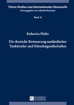 Télécharger le livre :  Die deutsche Besteuerung auslaendischer Tonkuenstler und Kuenstlergesellschaften