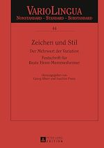 Télécharger le livre :  Zeichen und Stil