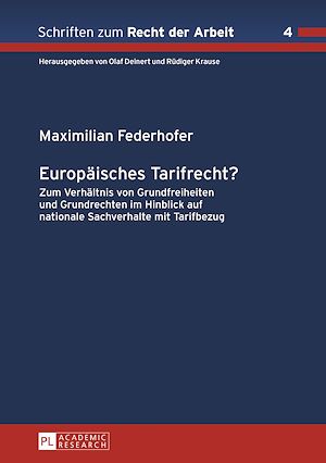 Téléchargez le livre :  Europaeisches Tarifrecht?