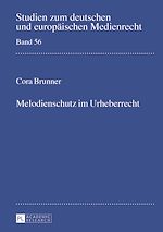 Télécharger le livre :  Melodienschutz im Urheberrecht
