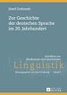 Télécharger le livre :  Zur Geschichte der deutschen Sprache im 20. Jahrhundert
