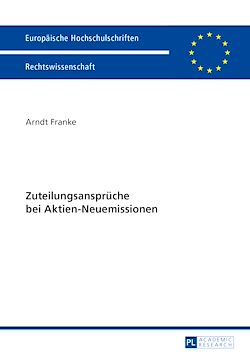 Télécharger le livre :  Zuteilungsansprueche bei Aktien-Neuemissionen