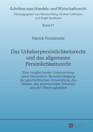 Téléchargez le livre :  Das Urheberpersoenlichkeitsrecht und das allgemeine Persoenlichkeitsrecht