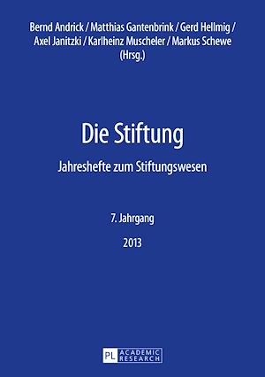 Téléchargez le livre :  Die Stiftung