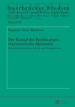 Télécharger le livre :  Der Kampf des Rechts gegen erpresserische Aktionaere