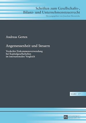 Téléchargez le livre :  Angemessenheit und Steuern
