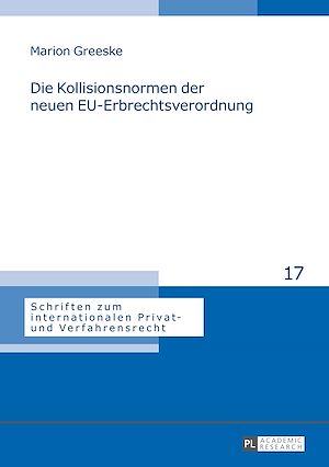 Téléchargez le livre :  Die Kollisionsnormen der neuen EU-Erbrechtsverordnung