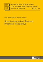 Télécharger le livre :  Sprechwissenschaft: Bestand, Prognose, Perspektive