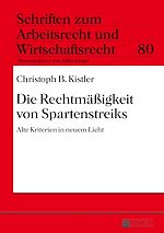 Télécharger le livre :  Die Rechtmaeßigkeit von Spartenstreiks