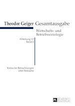 Télécharger le livre :  Kritische Betrachtungen ueber Reklame