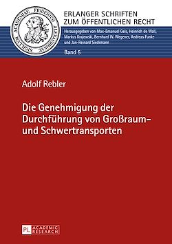 Télécharger le livre :  Die Genehmigung der Durchfuehrung von Großraum- und Schwertransporten