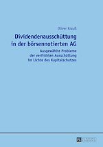 Télécharger le livre :  Dividendenausschuettung in der boersennotierten AG