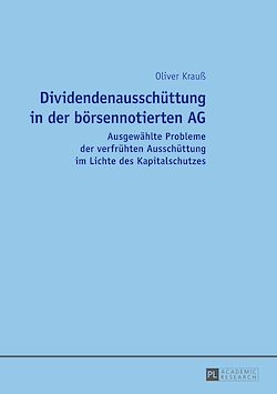 Télécharger le livre :  Dividendenausschuettung in der boersennotierten AG