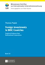 Télécharger le livre :  Foreign Investments in BRIC Countries