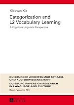 Télécharger le livre :  Categorization and L2 Vocabulary Learning