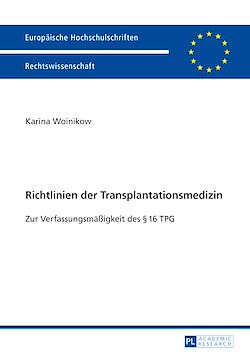 Télécharger le livre :  Richtlinien der Transplantationsmedizin