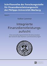 Télécharger le livre :  Integrierte Finanzdienstleistungsaufsicht
