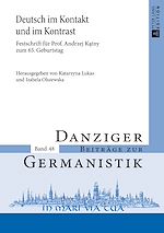 Télécharger le livre :  Deutsch im Kontakt und im Kontrast