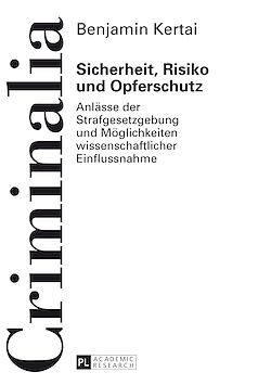 Télécharger le livre :  Sicherheit, Risiko und Opferschutz