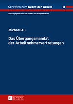 Télécharger le livre :  Das Uebergangsmandat der Arbeitnehmervertretungen