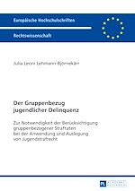 Télécharger le livre :  Der Gruppenbezug jugendlicher Delinquenz