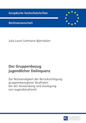 Téléchargez le livre :  Der Gruppenbezug jugendlicher Delinquenz