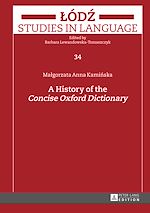 Télécharger le livre :  A History of the «Concise Oxford Dictionary»