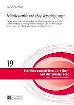 Télécharger le livre :  Selektivvertrieb und eBay-Versteigerungen