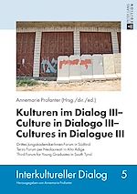 Télécharger le livre :  Kulturen im Dialog III – Culture in Dialogo III – Cultures in Dialogue III