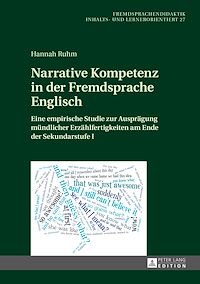 Télécharger le livre :  Narrative Kompetenz in der Fremdsprache Englisch