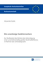 Télécharger le livre :  Die unzulaessige Sanktionsschere