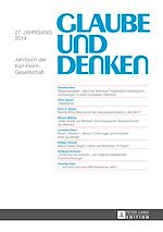 Télécharger le livre :  Glaube und Denken