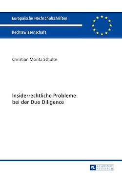 Télécharger le livre :  Insiderrechtliche Probleme bei der Due Diligence