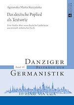 Télécharger le livre :  Das deutsche Poplied als Textsorte