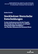Télécharger le livre :  Stockholmer literarische Entscheidungen