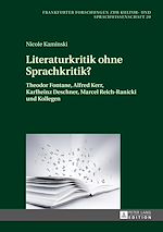 Télécharger le livre :  Literaturkritik ohne Sprachkritik?