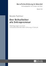 Télécharger le livre :  Der Schulleiter als Intrapreneur