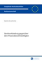 Télécharger le livre :  Streitverkuendung gegenueber dem Prozessbevollmaechtigten