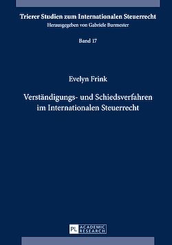 Télécharger le livre :  Verstaendigungs- und Schiedsverfahren im Internationalen Steuerrecht