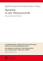 Télécharger le livre :  Sprache in der Wissenschaft