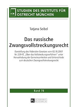 Télécharger le livre :  Das russische Zwangsvollstreckungsrecht