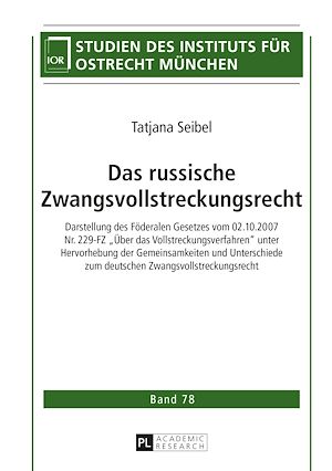 Téléchargez le livre :  Das russische Zwangsvollstreckungsrecht