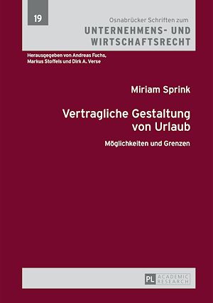 Téléchargez le livre :  Vertragliche Gestaltung von Urlaub