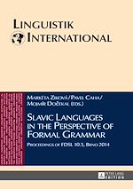 Télécharger le livre :  Slavic Languages in the Perspective of Formal Grammar