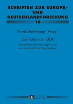 Télécharger le livre :  Zur Kultur der DDR