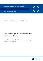 Télécharger le livre :  Die Haftung des Geschaeftsleiters in der Insolvenz