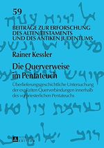 Télécharger le livre :  Die Querverweise im Pentateuch
